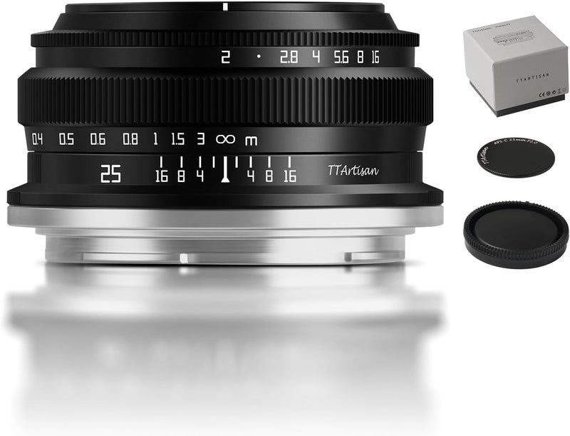 TTArtisan APS-C 25mm F2 Metal Bodied Mirrorless Camera Lens Compatiable with Z Mount Z5 Z6 Z7 Z6II Z7II ZFC Z30 Z50 Z9 - Image 1